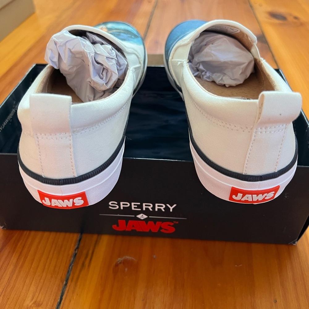 Sperry Jaws Shark Slip-On Boat Shoes Limited Edition Never Worn Super Cool - Picture 8 of 8